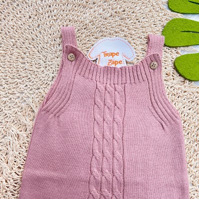 Jardineira de  Linha Trança Rosê